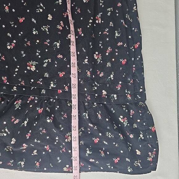 Slayer Metal Band Tshirt‎ Dress XXXL Grey Black Corduroy Floral Ditzy Handmade - Picture 4 of 7